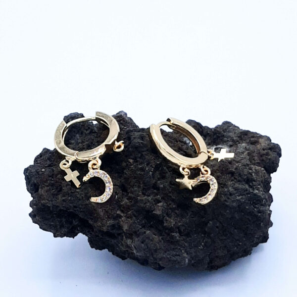 PENDIENTES ASTÉRI DORADOS