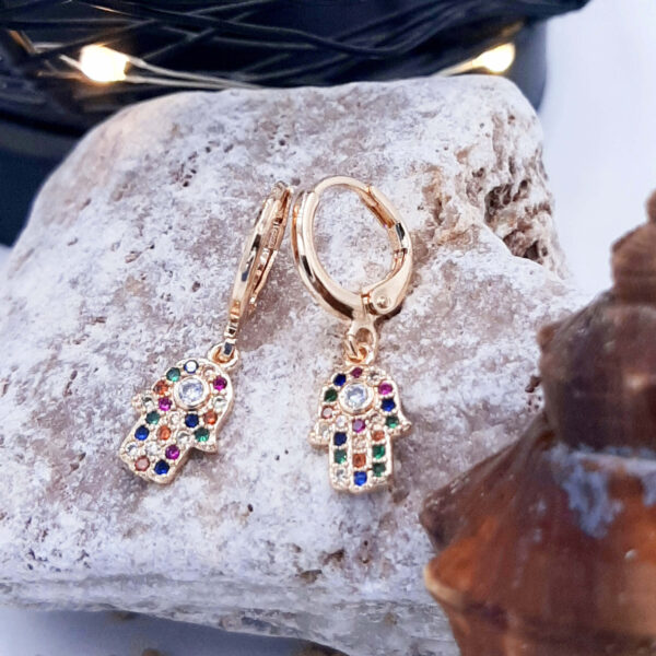 PENDIENTES THEÉS DORADOS