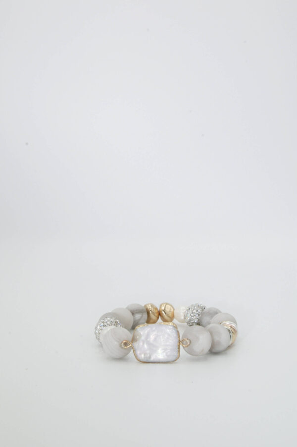 PULSERA GEA GRIS CLARO - Imagen 4