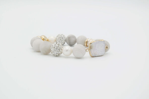 PULSERA GEA GRIS CLARO - Imagen 2