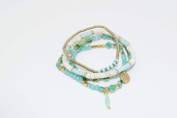 PULSERA AURA VERDE MARINO