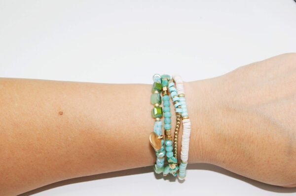 PULSERA AURA VERDE MARINO - Imagen 4