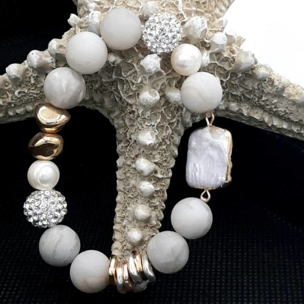 PULSERA GEA GRIS CLARO